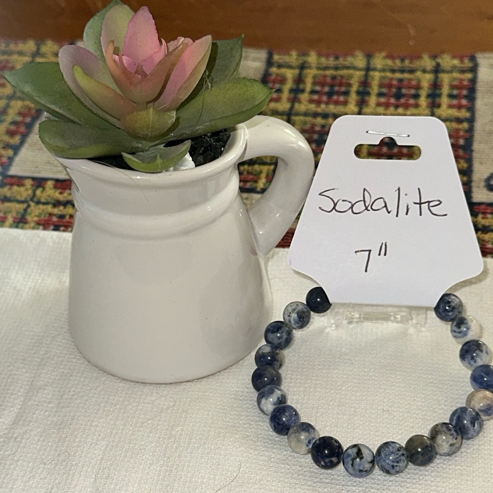 Gorgeous Hand Crafted Sodalite Stretch Bracelet